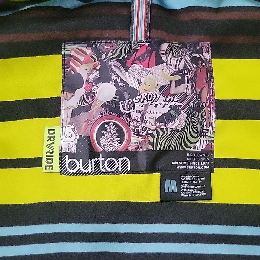 Burton Dry Ride Light Blue‎ Hooded Snowboard Vest Medium